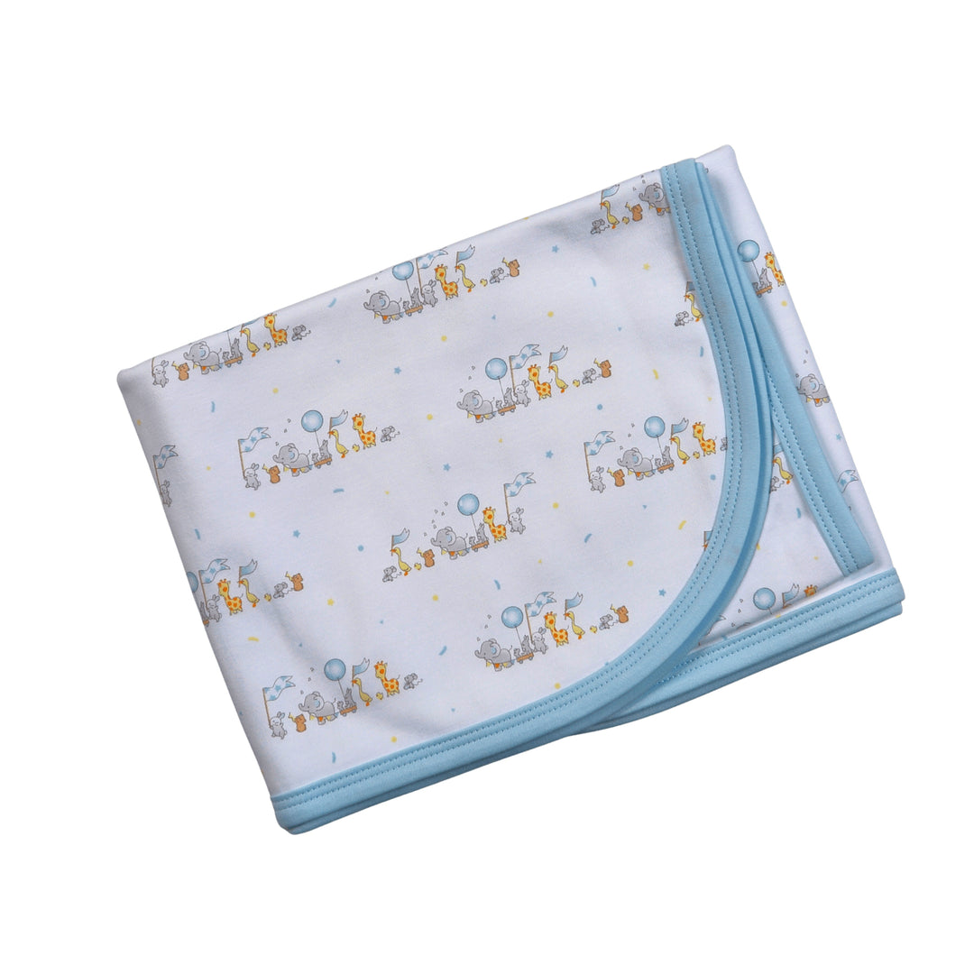 Blue Baby Parade baby blanket