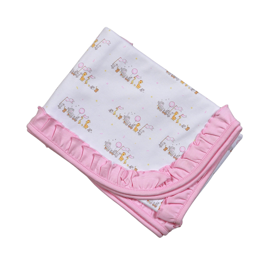 Pink Baby Parade baby blanket