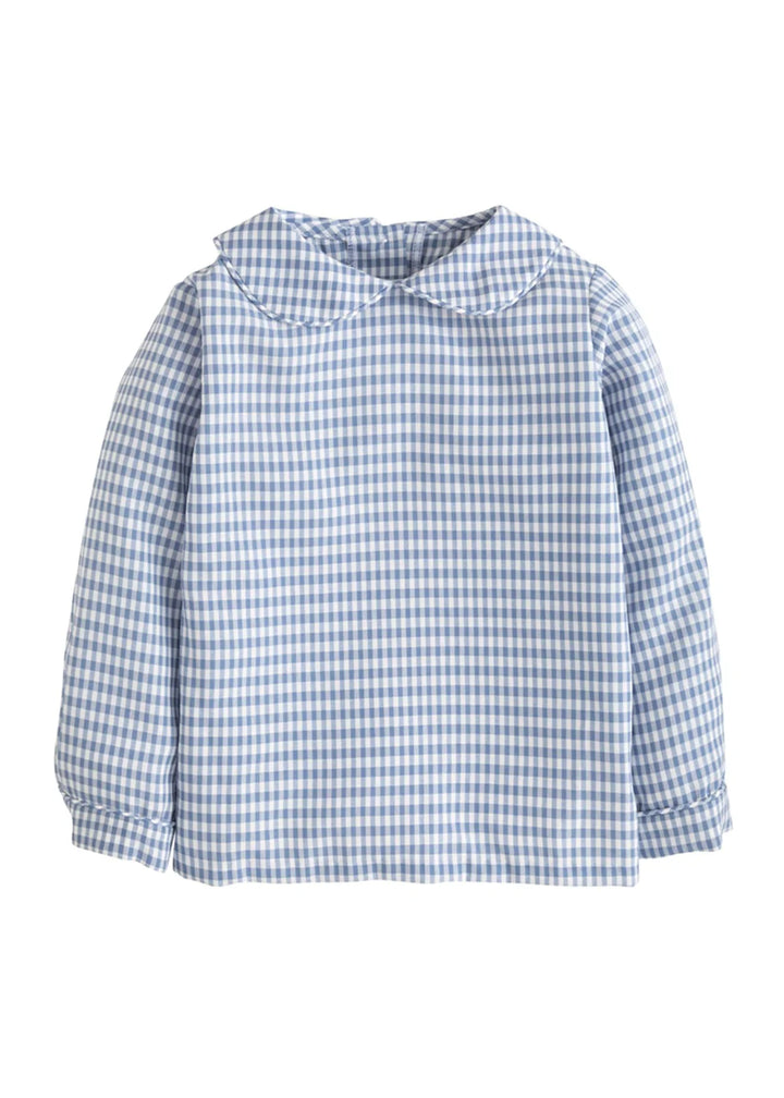 Stormy Blue Gingham | Banded Short Set