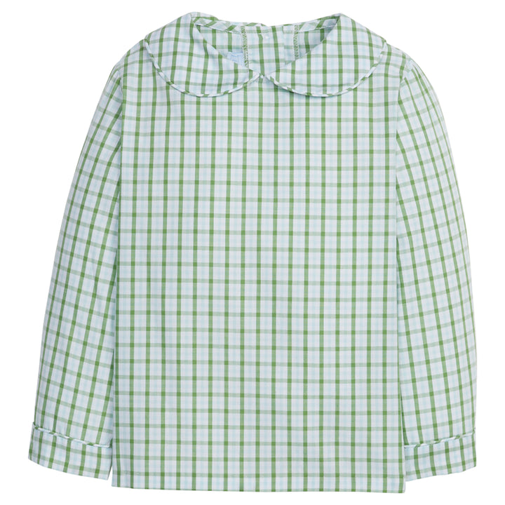 Peter Pan Shirt- Leland Plaid