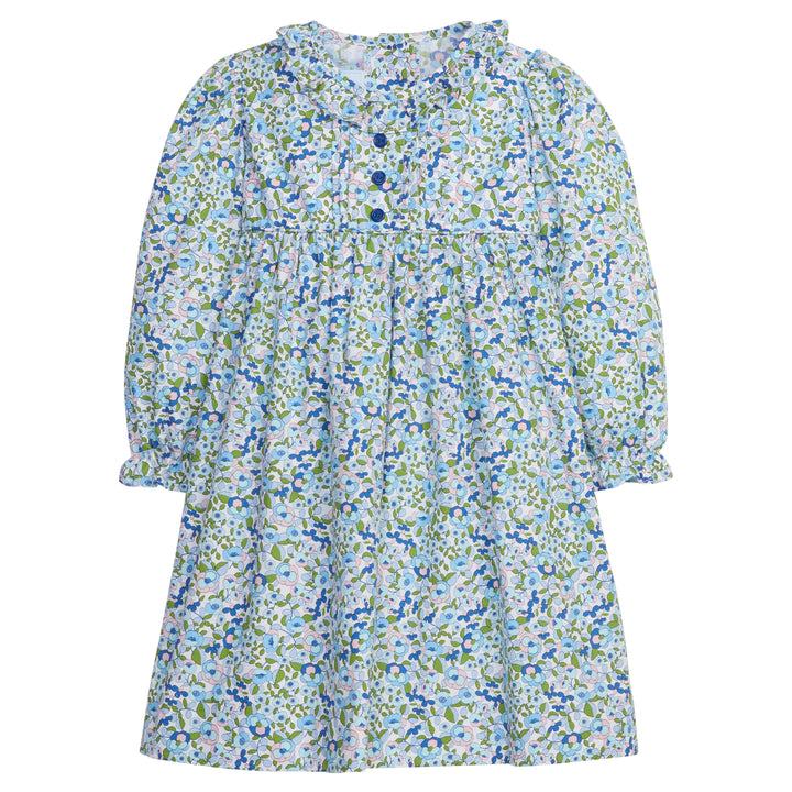 Pleated Caroline Dress- Leland Floral