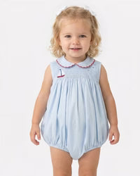 Ella Bubble- Brentwood Blue Sailboat