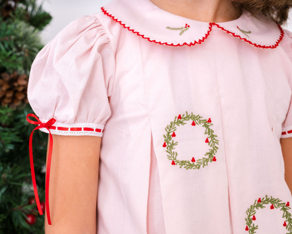 Precious Memories Dress- Pink Holly