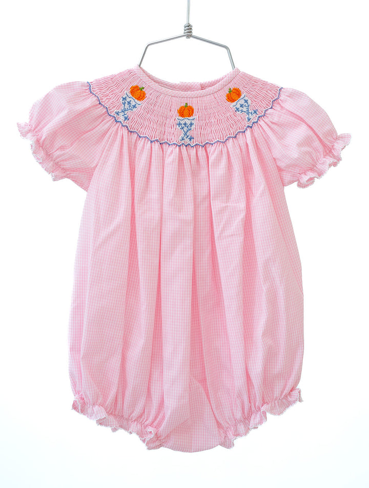Ginger Jar Smocked Pumpkin Bubble