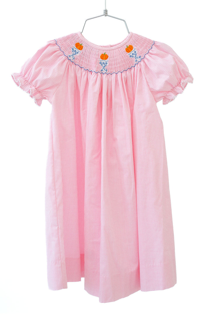Ginger Jar Smocked Pumpkin Dress