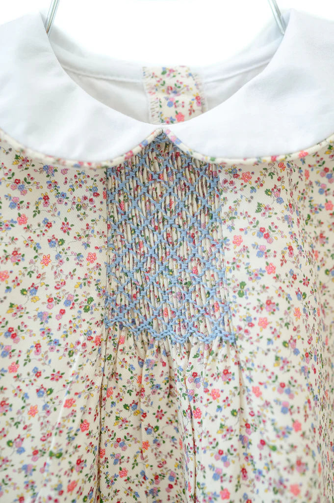 Tan Mini Floral Sadie Dress
