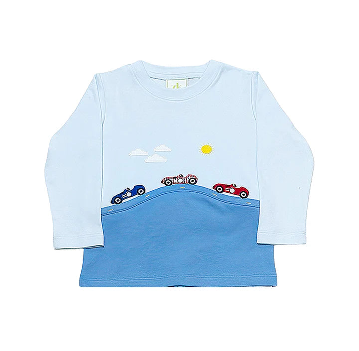 Race Car Applique Pant Set