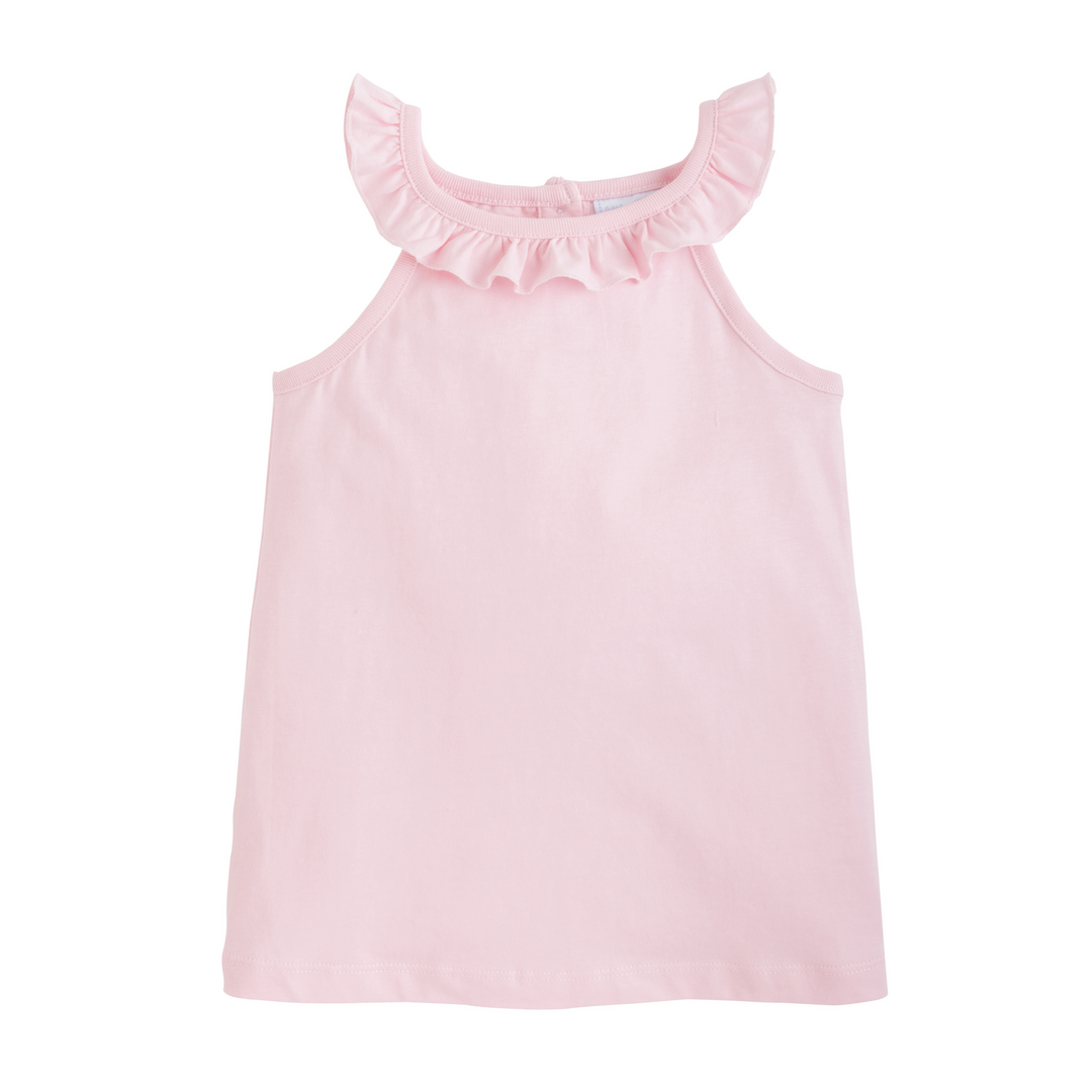 Ruffled Tank- Light Pink