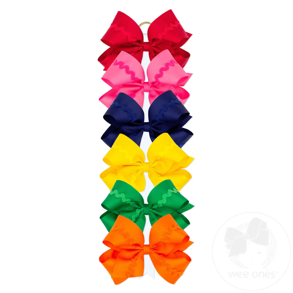 Medium Bow Ric Rac Trim- Mult Colors – The Orange Iris