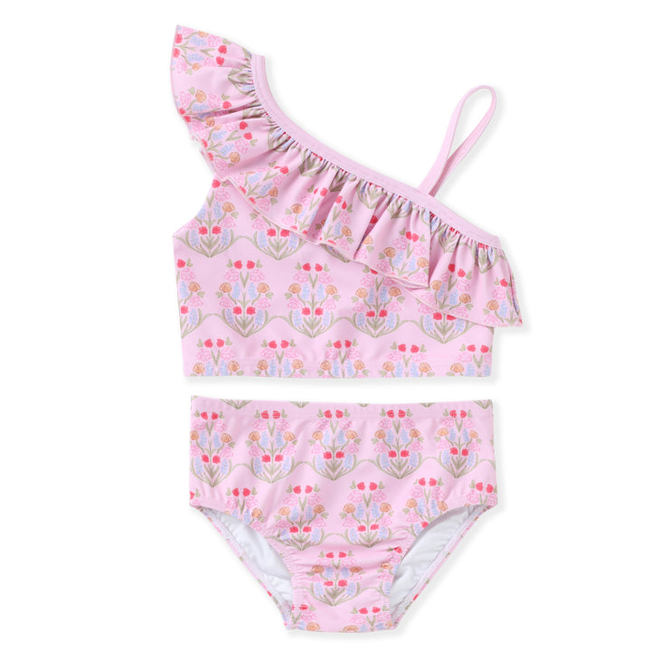 2-Piece Ruffle Swim- Pink Floral