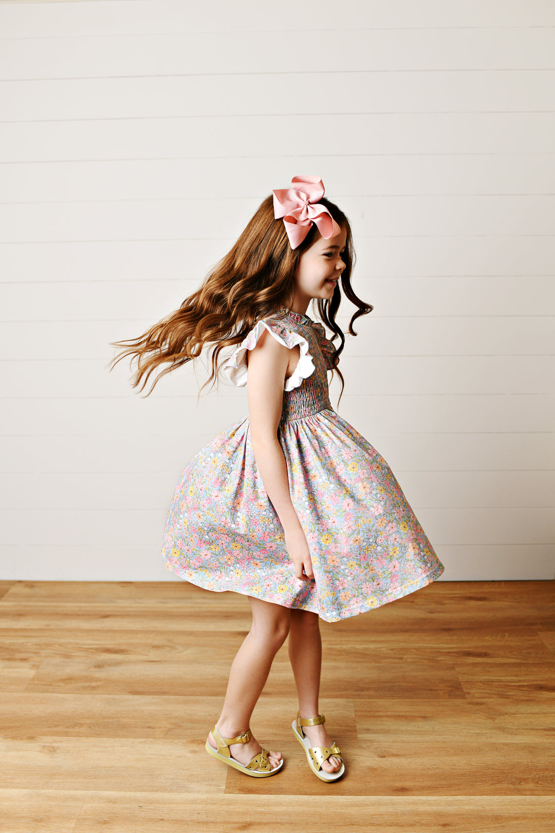 Smock Flutter Dress