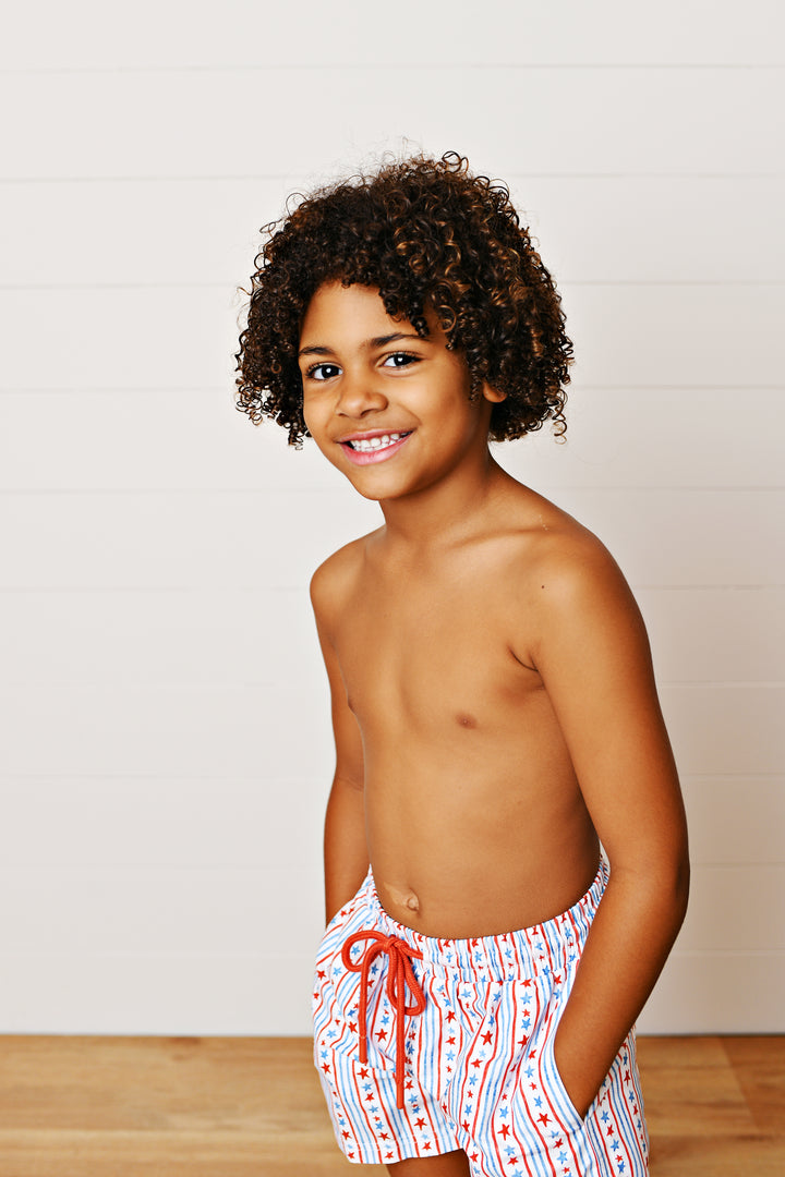 Americana Swim Trunks