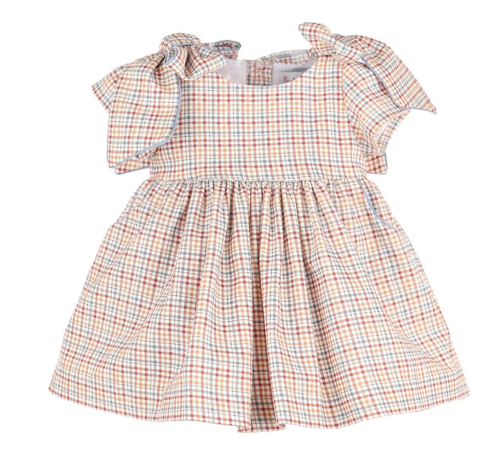 Maple Check Bow Dress