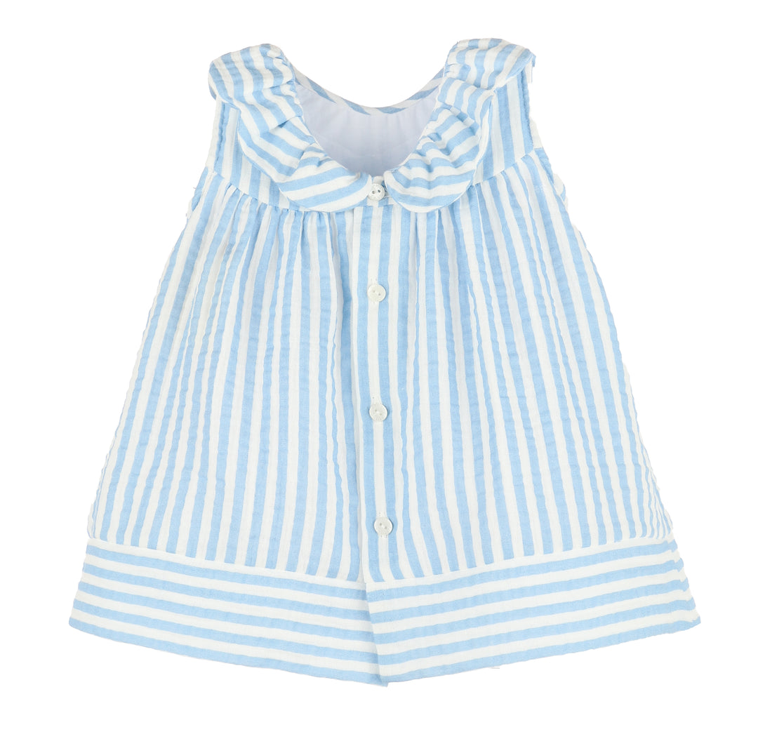 Sullivan Stripe Dress- Blue