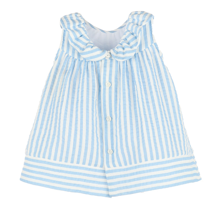 Sullivan Stripe Dress- Blue