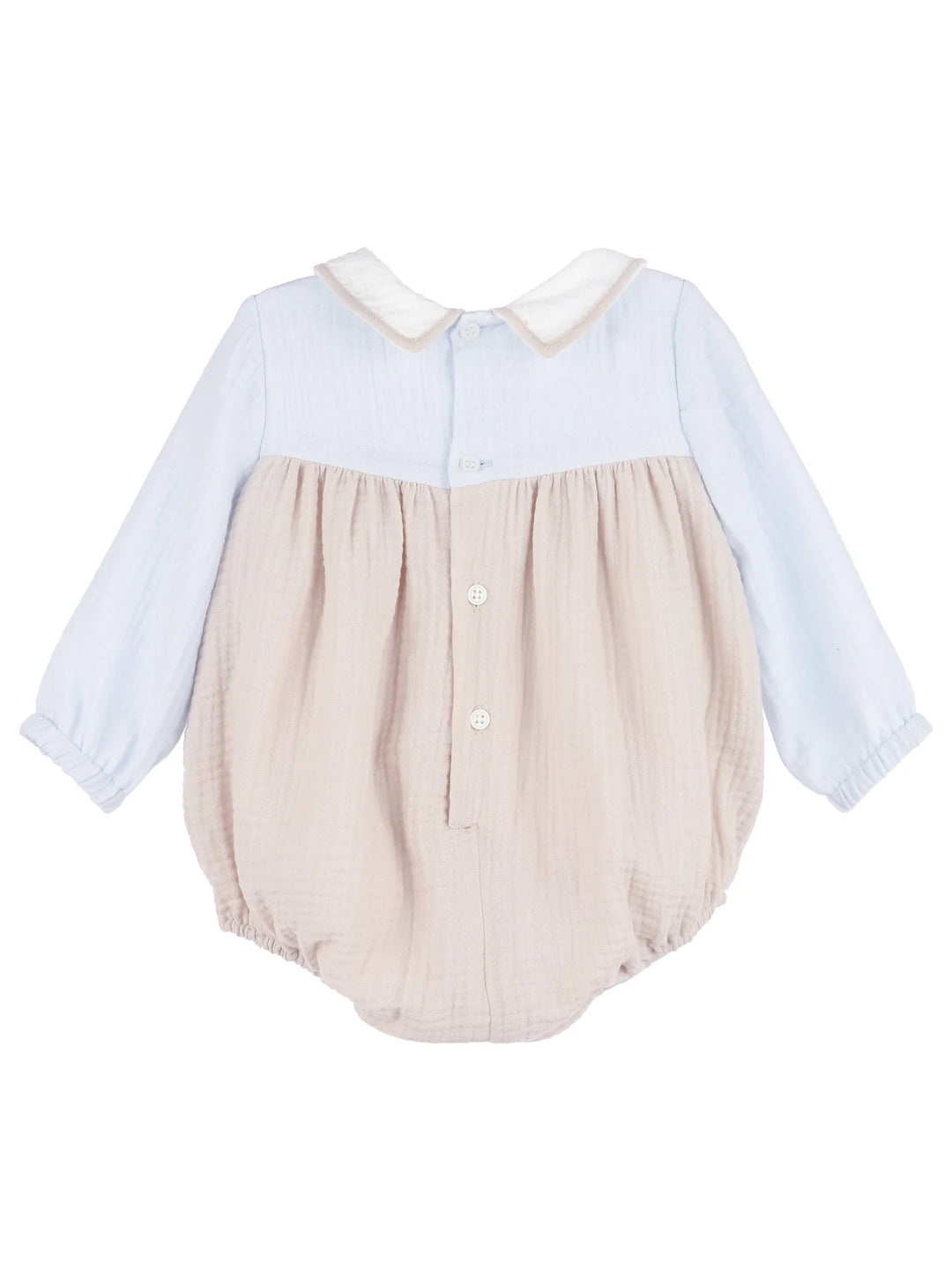 Cuddle Cotton Boy Bubble- Blue