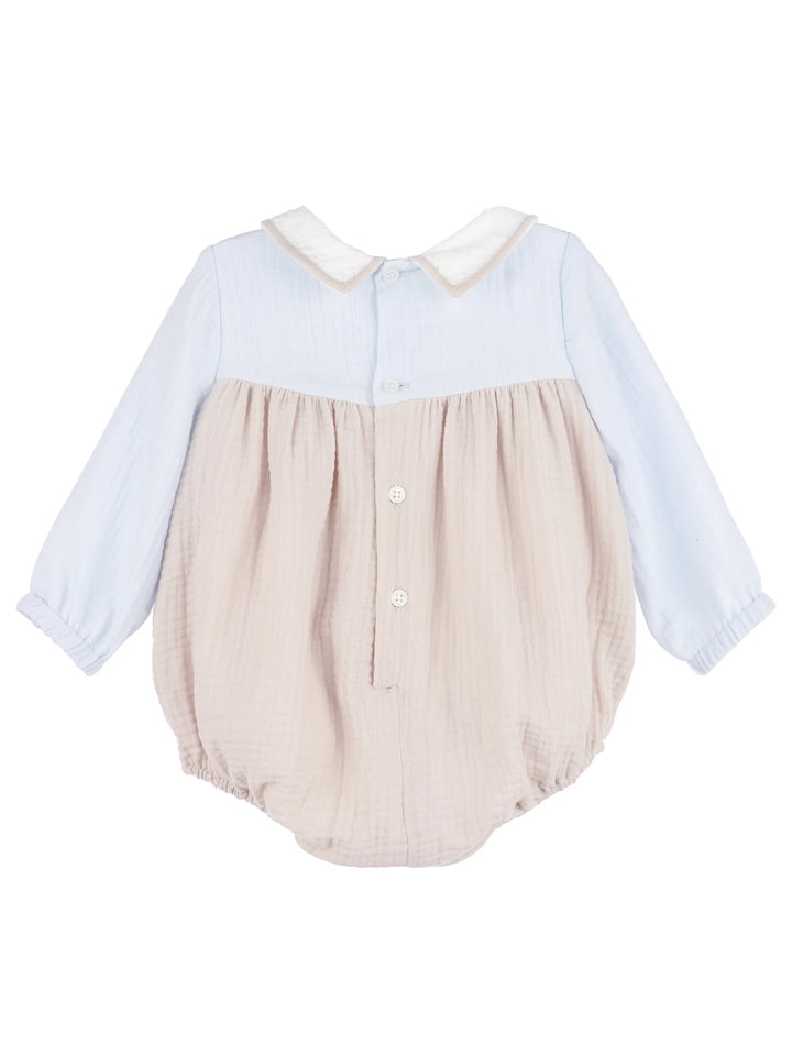 Cuddle Cotton Boy Bubble- Blue