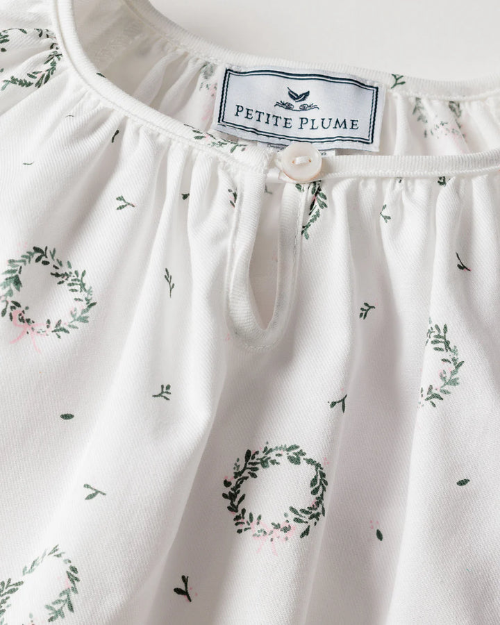 Girl's Twill Delphine Nightgown in Somerset Wreath