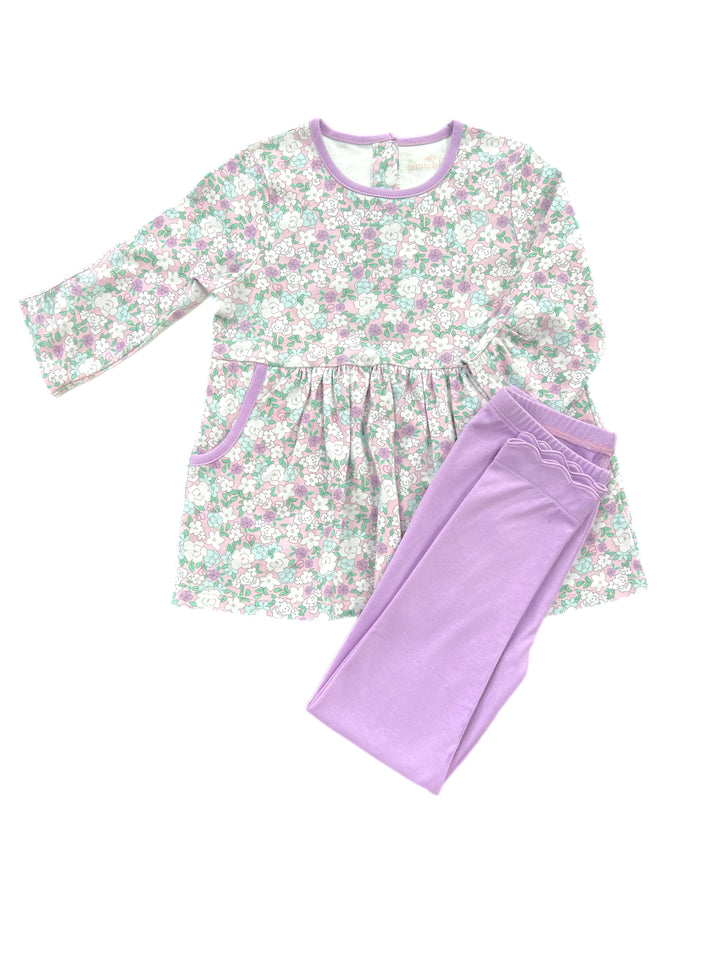 Saylor Legging Set- Lavender Floral sz4 7