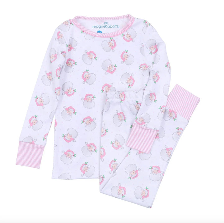 Santa Baby Pajamas- Pink