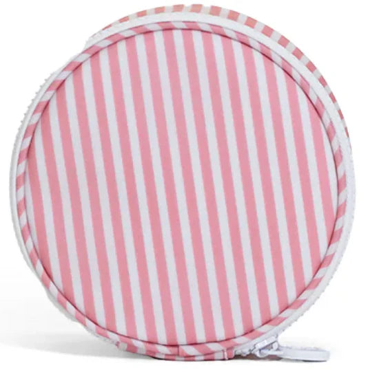 Roundup Jewel Case- Dusty Rose Pimlico Stripe