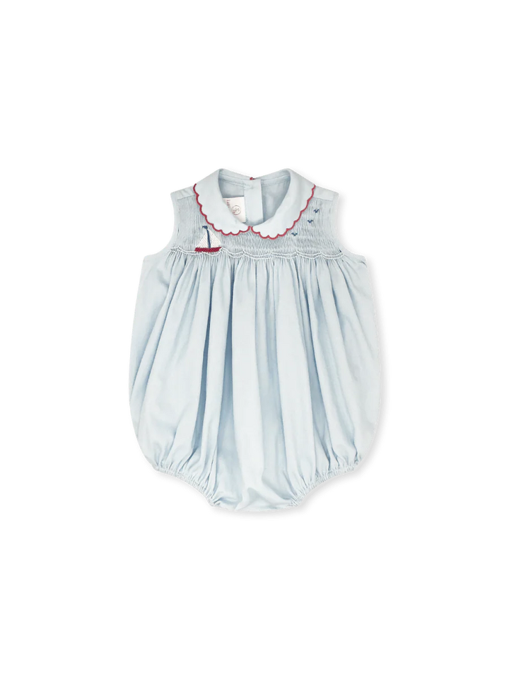 Ella Bubble- Brentwood Blue Sailboat