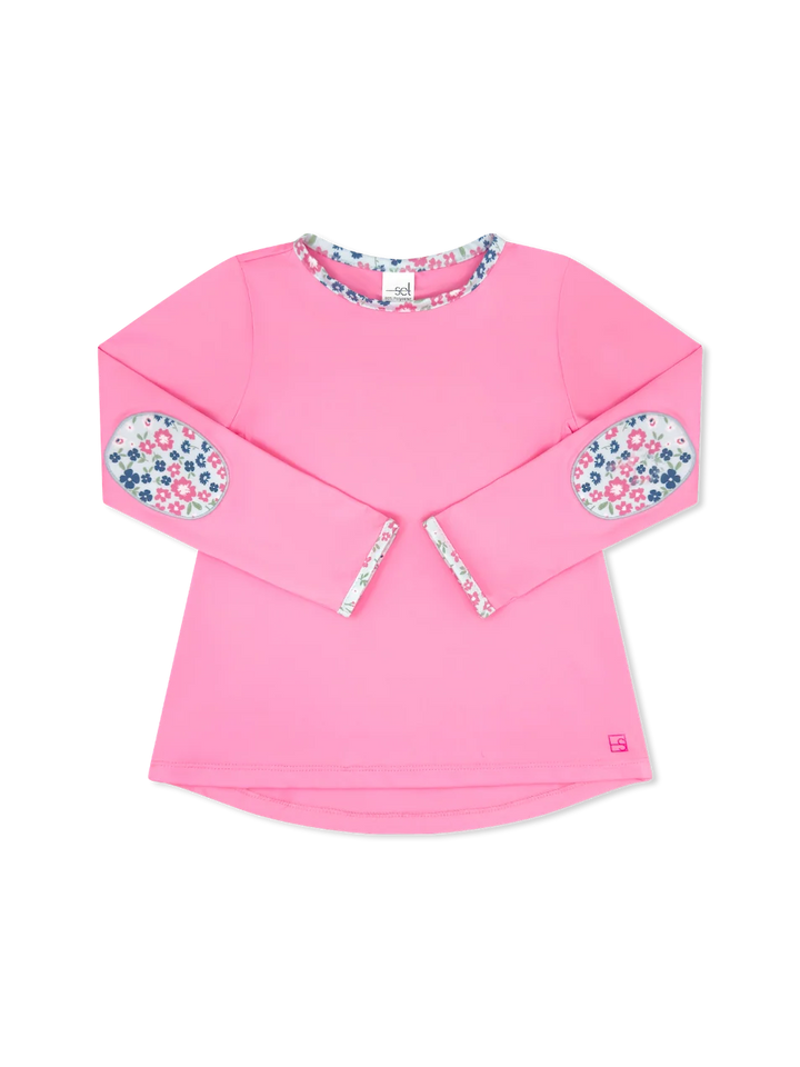 Kylie Tee- Flamingo Pink | Baton Rouge Blooms