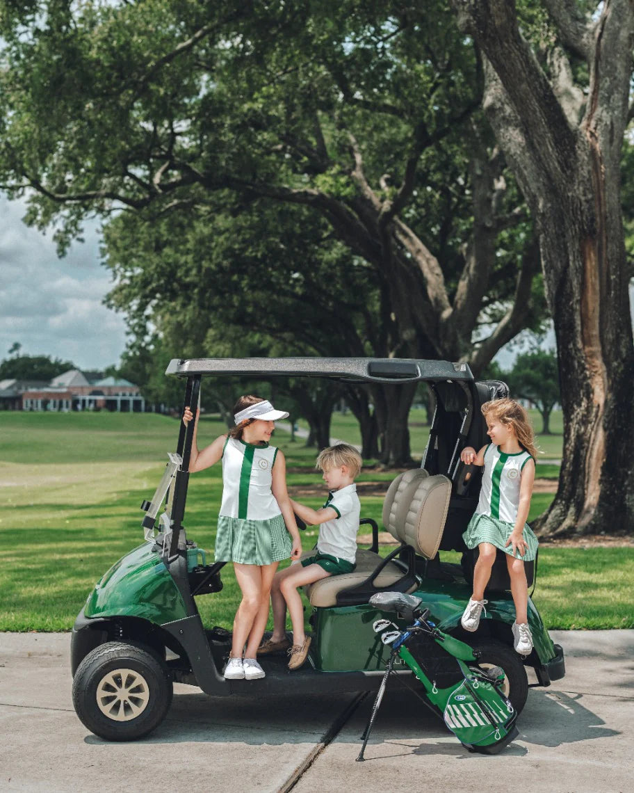 Renea Dress- Augusta Green Minigingham