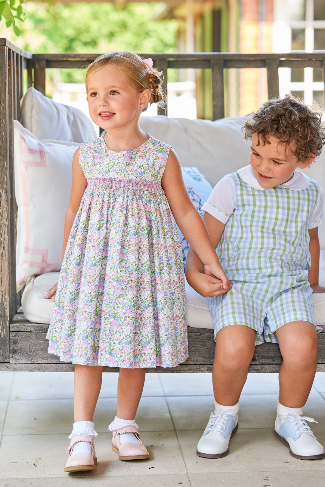 Simply Smocked Dress- Cheekwood Floral