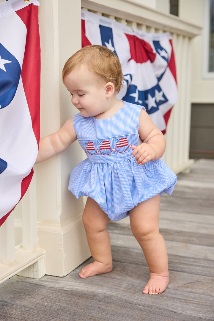 Smocked Bishop Bubble- Flags