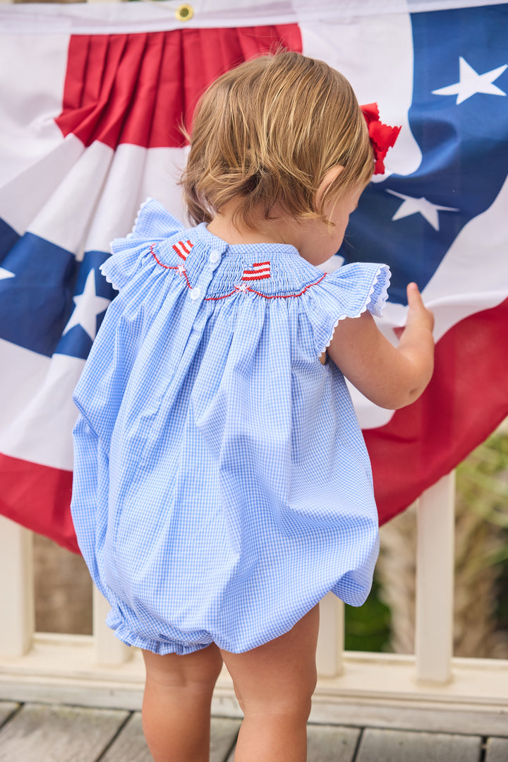 Smocked Bishop Bubble- Flags
