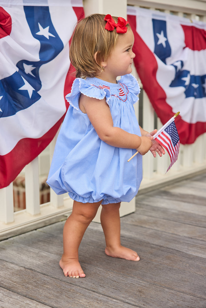 Smocked Bishop Bubble- Flags