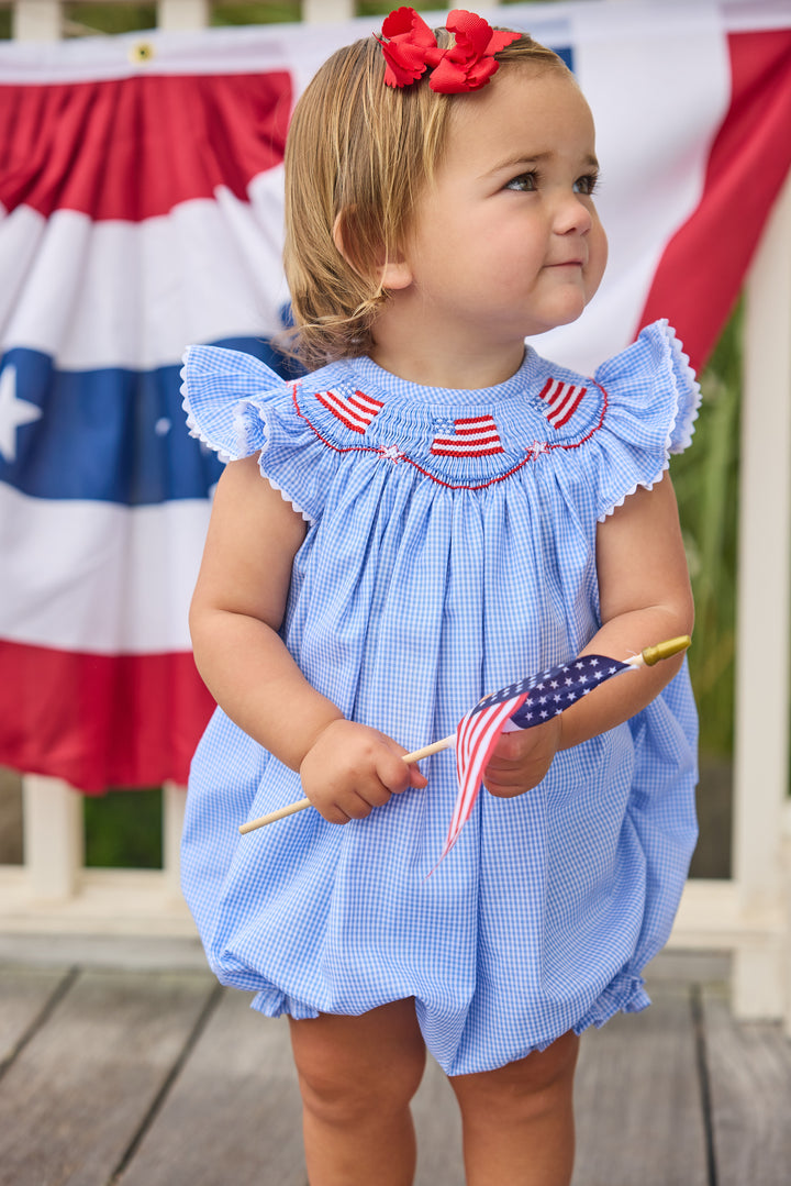Smocked Bishop Bubble- Flags