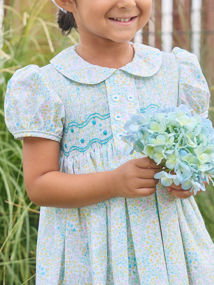 Smocked Bridget Dress- Briarcliff Floral