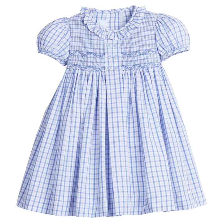 Smocked Bridget Dress- Woodbury Plaid