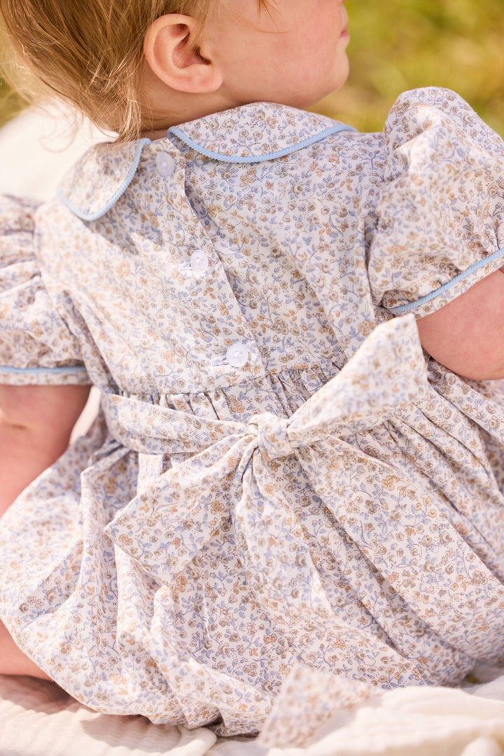 Smocked Peter Pan Bubble- Winthrop Floral