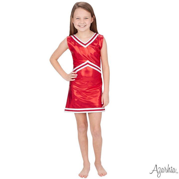 Shimmer Cheer Suit- Red