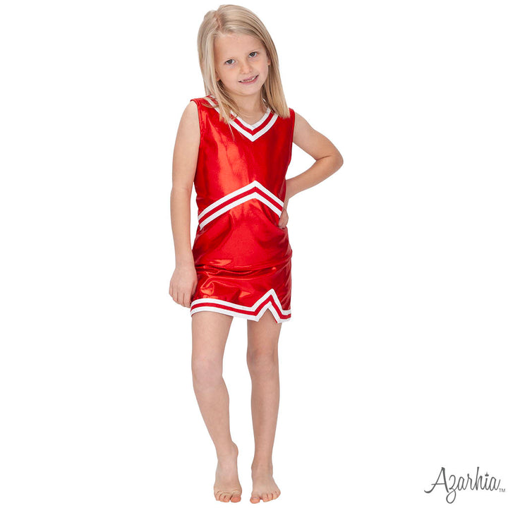 Shimmer Cheer Suit- Red