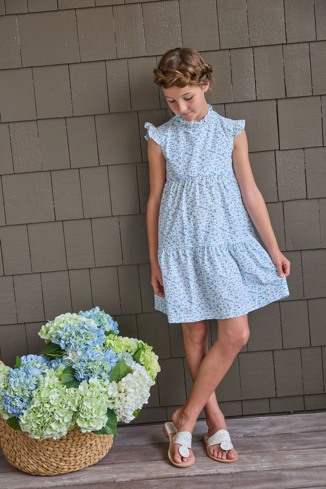 Tiered Charleston Dress- Mayfair Floral
