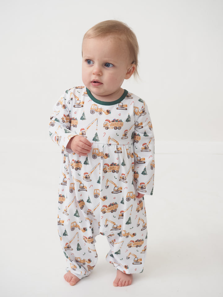 Christmas Construction Parker Playsuit