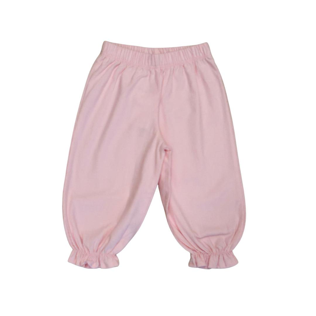 Girl Cord Bloomer Pants- Light Pink