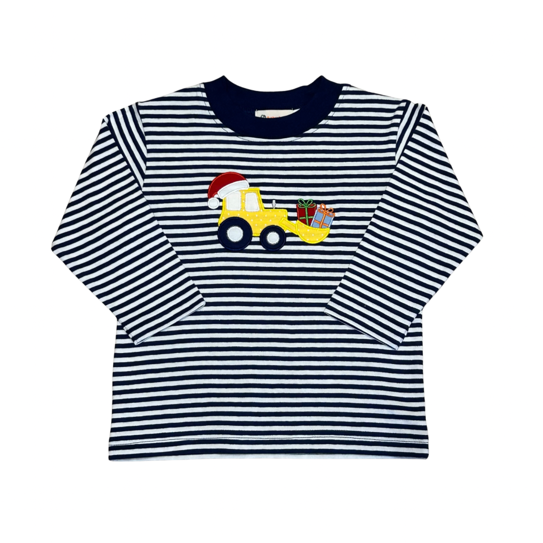 Long Sleeve Tee- Christmas Front Loader