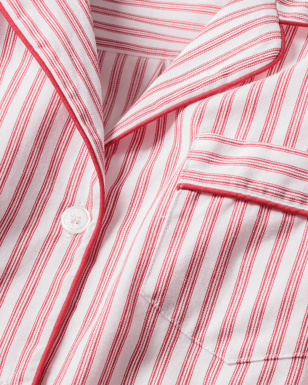 Antique Red Ticking Pajama Set