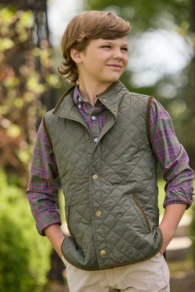 Pre Order Button Down Shirt- Thornhill Plaid