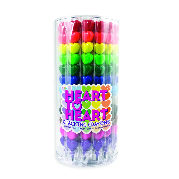 Heart To Heart: Stacking Crayons