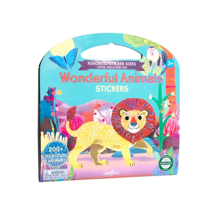 Wonderful Animals Shiny Sticker Book