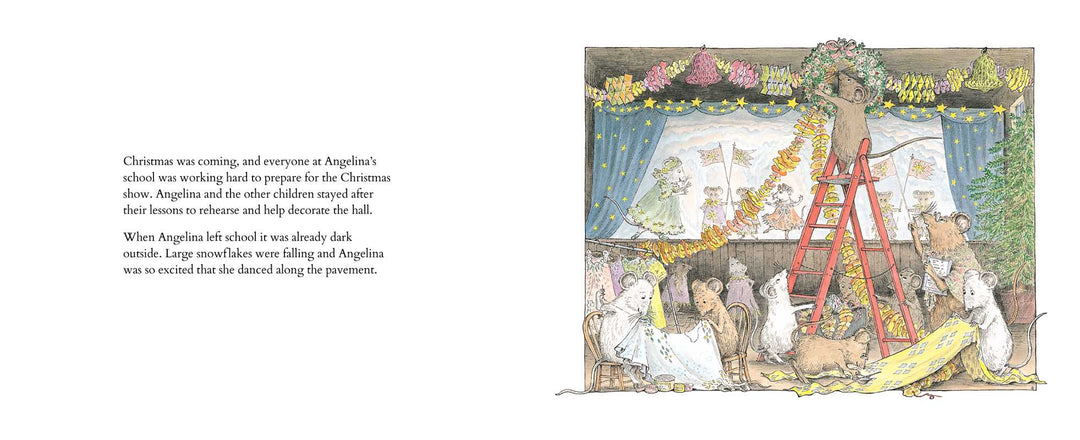 Angelina's Christmas by Katharine Holabird: Hardcover