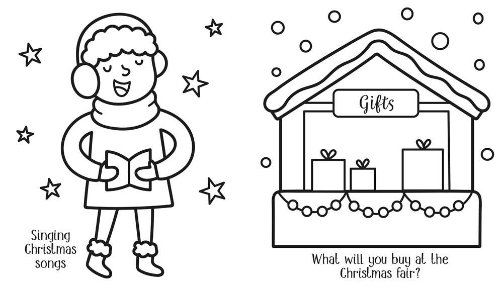 My Big Christmas Coloring Book : Usborne