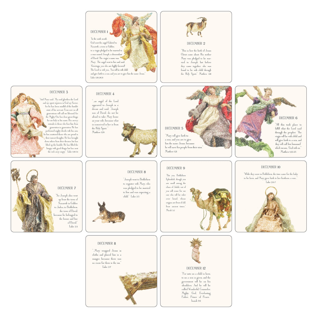 Advent Calendar & Easel- Angels