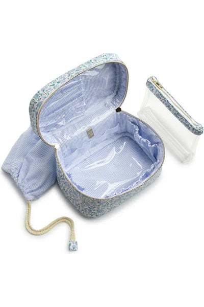 Luxe Hampton Floral Cosmetic Train Case